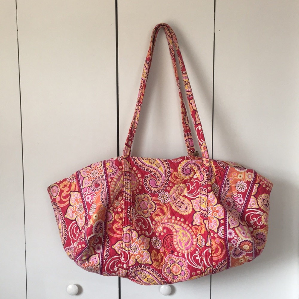 Vera Bradley Raspberry Fizz Large Duffel